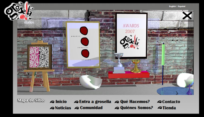 Grosella Studios Website